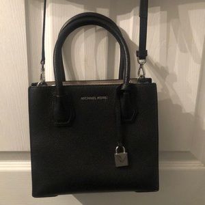 Mercer  Medium Pebbled Leather Crossbody Bag